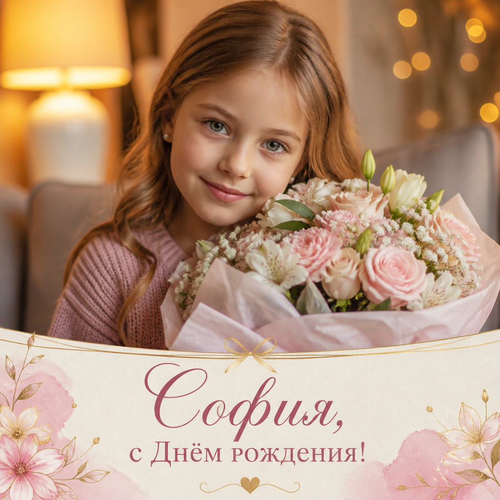 Слабое задание: Открытка с именем