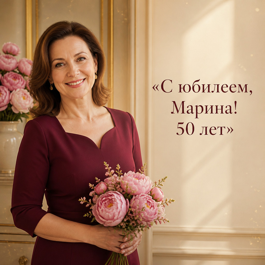Сильное задание: Имя и юбилей в одной композиции