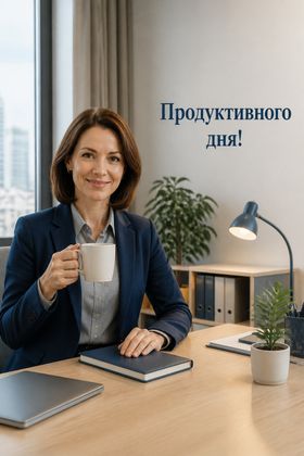 Коллега за аккуратным рабочим столом — добрый день картинки
