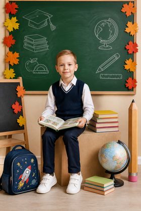 Жажда знаний — 1 сентября — фото вашего школьника из обычного снимка