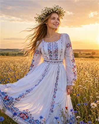 Народный стиль на закате