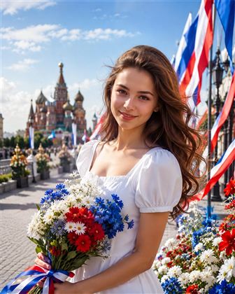 Букет у Красной площади