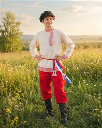 Косоворотка в поле